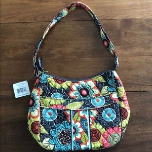 Vera Bradley Carryall Crossbody in Flower Shower
